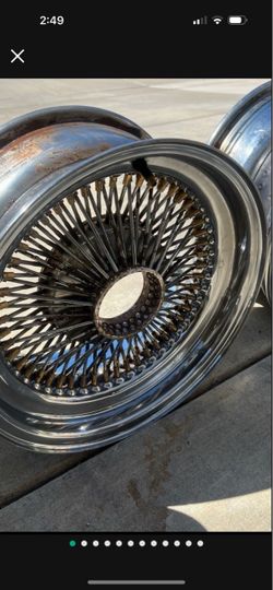 Set of 15”s wire wheels