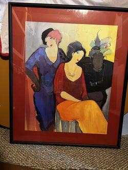Itzchak Tarkay. 37 1/2 X 31 1/2