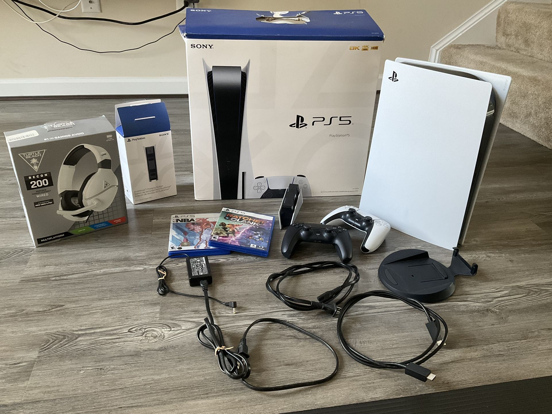 Barely Used PlayStation PS5 Gaming Console With Accessories And Games