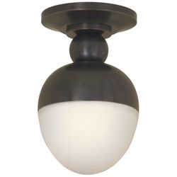 Clark Flush Mount Bronze Light Fixtures 