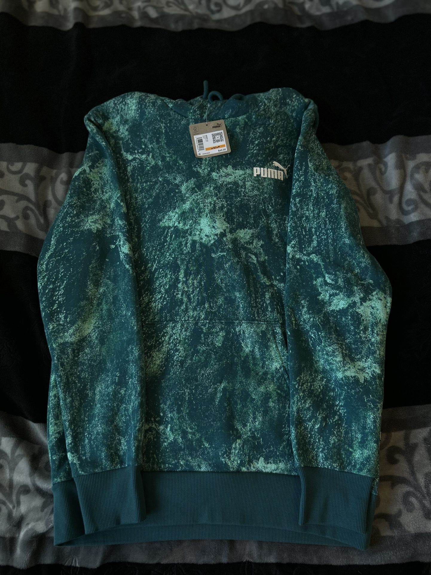 Puma Cold Green Nature Blur Hoodie
