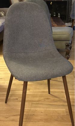 Set of 8 Christopher Knight Mid-Century Modern Dining Chairs - Grey