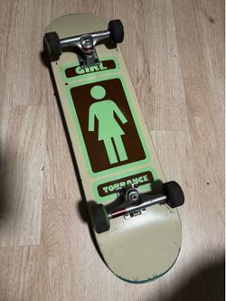 Used skateboard