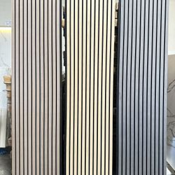 Wood Slat Indoor Wall Panel - 2ft x 8ft
