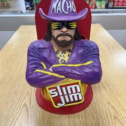 SLIM JIM RANY MACHO MAN FIGURE DISPLAY