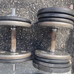 Dumbbells With Weights 1”