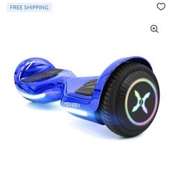 Brand New Brand New Hover-1 Allstar Hoverboard, Blue, 6.5in LED Wheels, LED Sensor Lights; Lithium-Ion 
