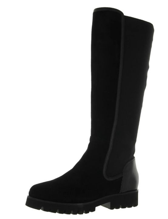 Donald J. Pliner Womens Erwin Black Knee-High Boots 