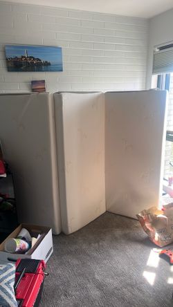 Free memory foam mattress/mattress pad