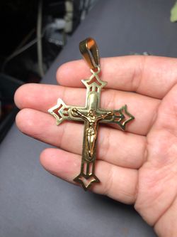 Gold cross