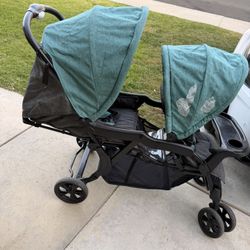 Cute Two Seat Stroller 