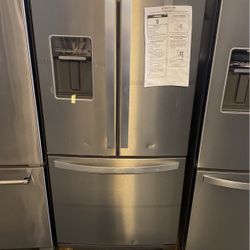 New Whirlpool 30” Stainless Steel French Door Refrigerator 10% Off