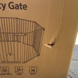 198 Inch Baby Gate Extra Wide Dog Gate Pet Gate For House Stairs Doorways Etc
