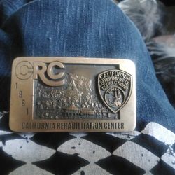  Vintage 1961 Crc Prison Belt Buckle461 Of 500 Made