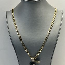 Gold Chain 14k 24inches 0.7mm#899