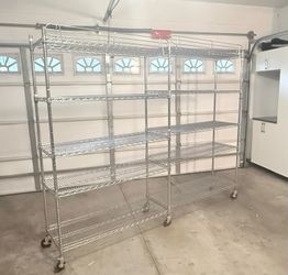8’x8’ metal shelving