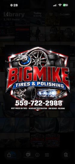 Tires wheel polishing headlight restoration