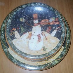 Brand New NEVER Used Susan Winget Certified International 8" & 12" Plates