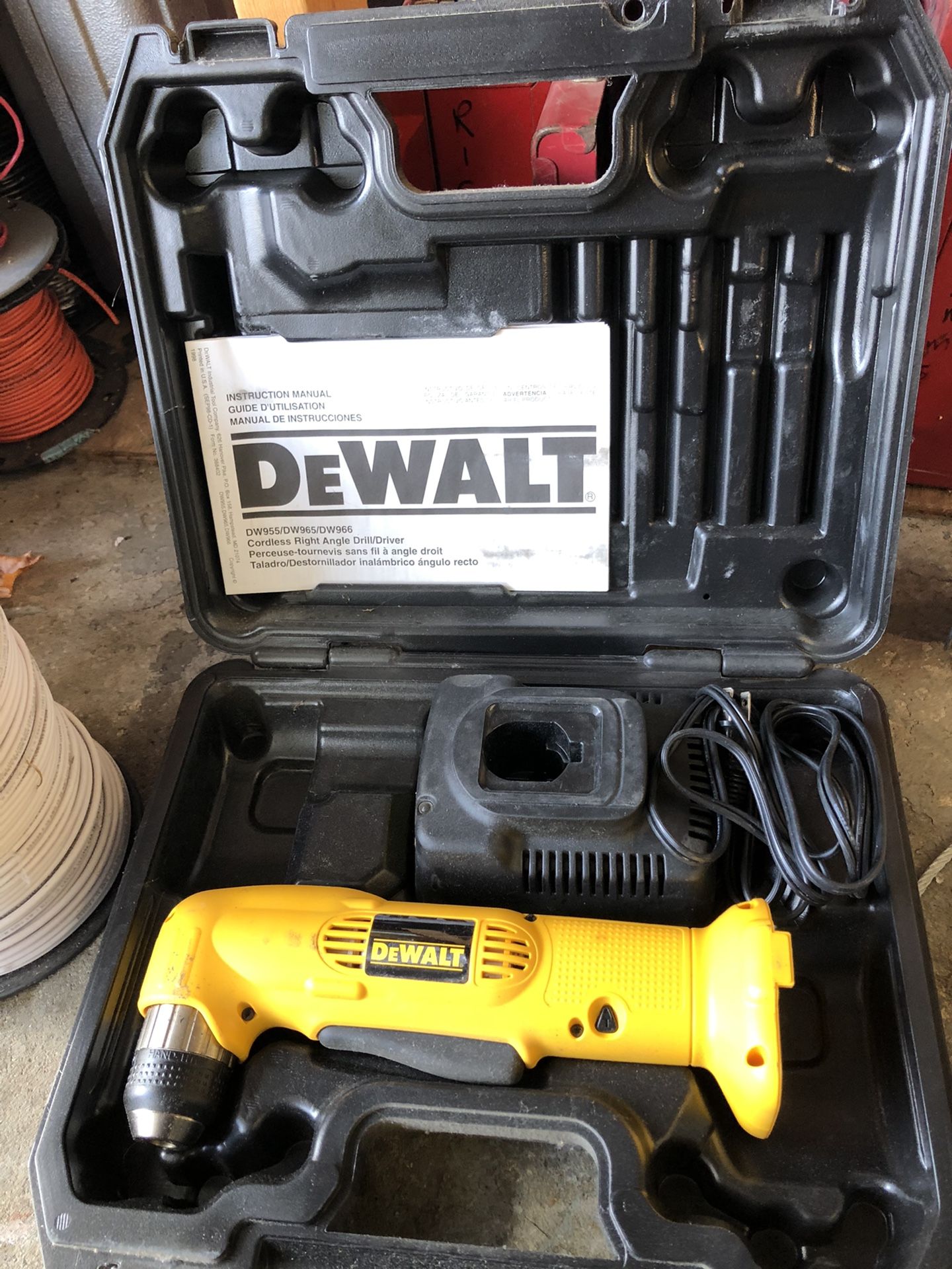 Dewalt Cordless 12V Right Angle Drill