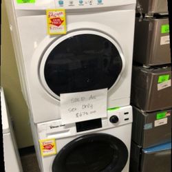 Magic Chef Compact Front Load Washer Dryer Set ‼️