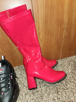 Hot Red GoGo boots