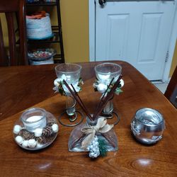 Christmas Candle Holders, Oil Diffuser 