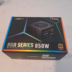 Gamemax 850w RGB series power supply. 80 plus GOLD