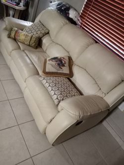 Leather couch
