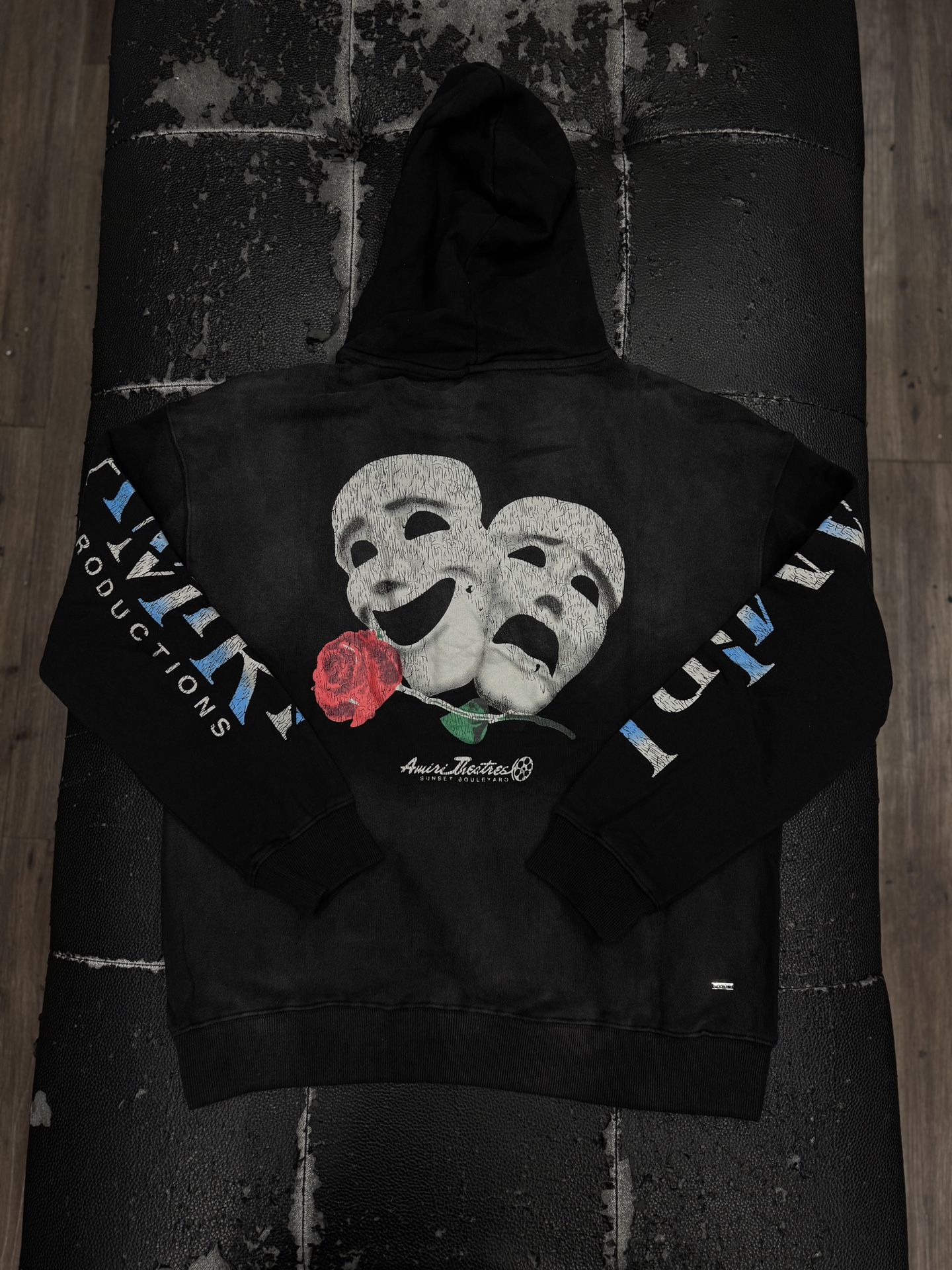 Amiri Art Theatre Black Hoodie