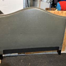 Queen Headboard—Gray