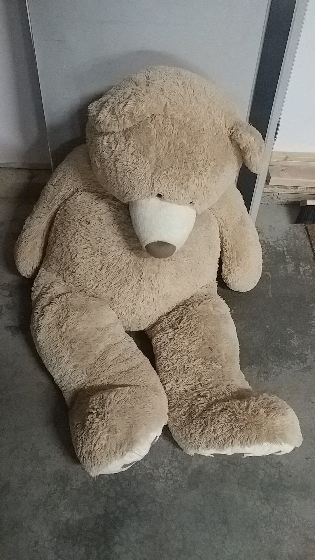 Giant stuffed teddy bear