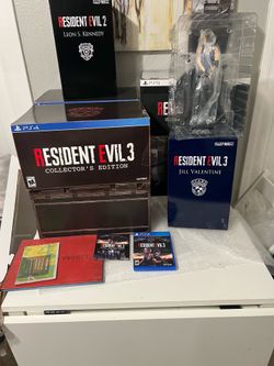 Resident Evil 3: Collector's Edition PS4 PlayStation 4 CIB Jill Statue RE3R