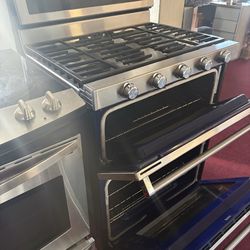 Kitchen aid gas stove Doble oven