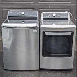 LG  XL Capacity 5.0 cuft washer and 7.4 cuft Electric Dryer. Works Perfect. 30 Days warranty