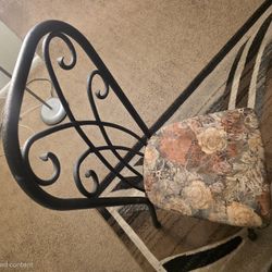 Table Glass And Chairs 