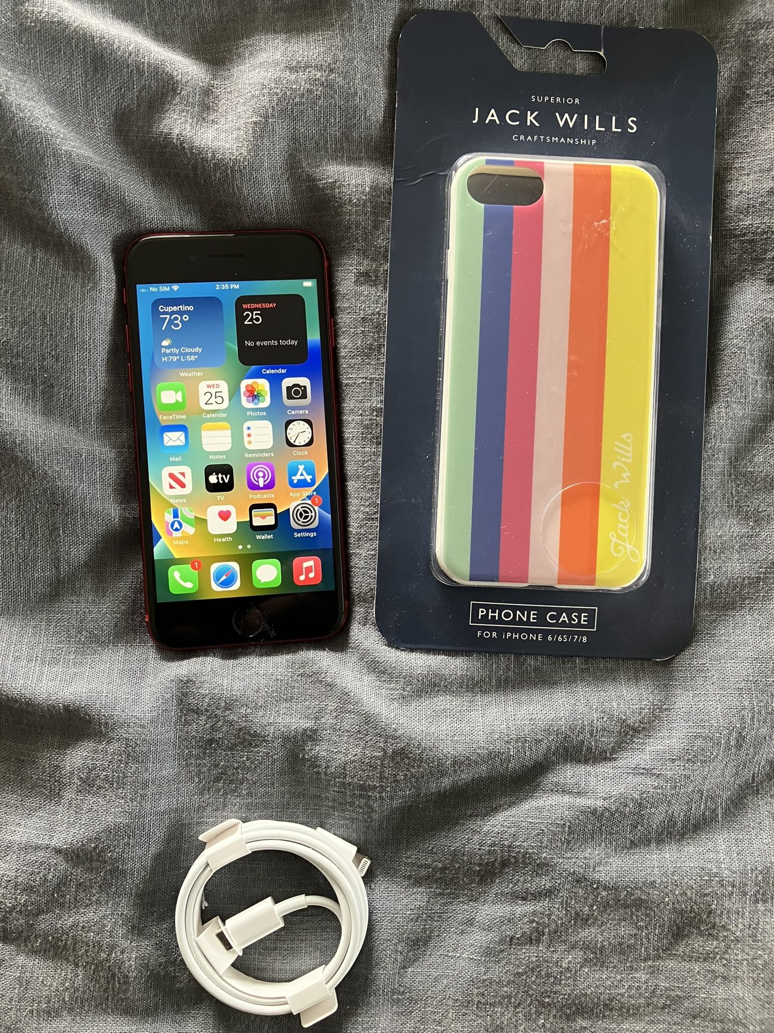 Unlocked Apple iPhone SE 5G Product Red