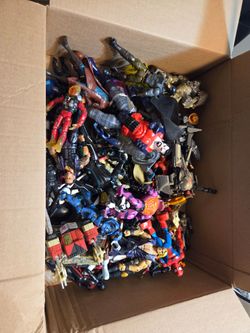 Assorted large set of Toy Action Figures in a Box for $65