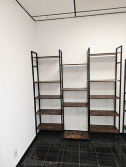 Triple 5 Tier Bookshelf