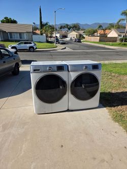 samsung washer&gas dryer (delivery available)
