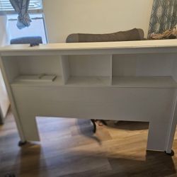 Queen Shelf Headboard 