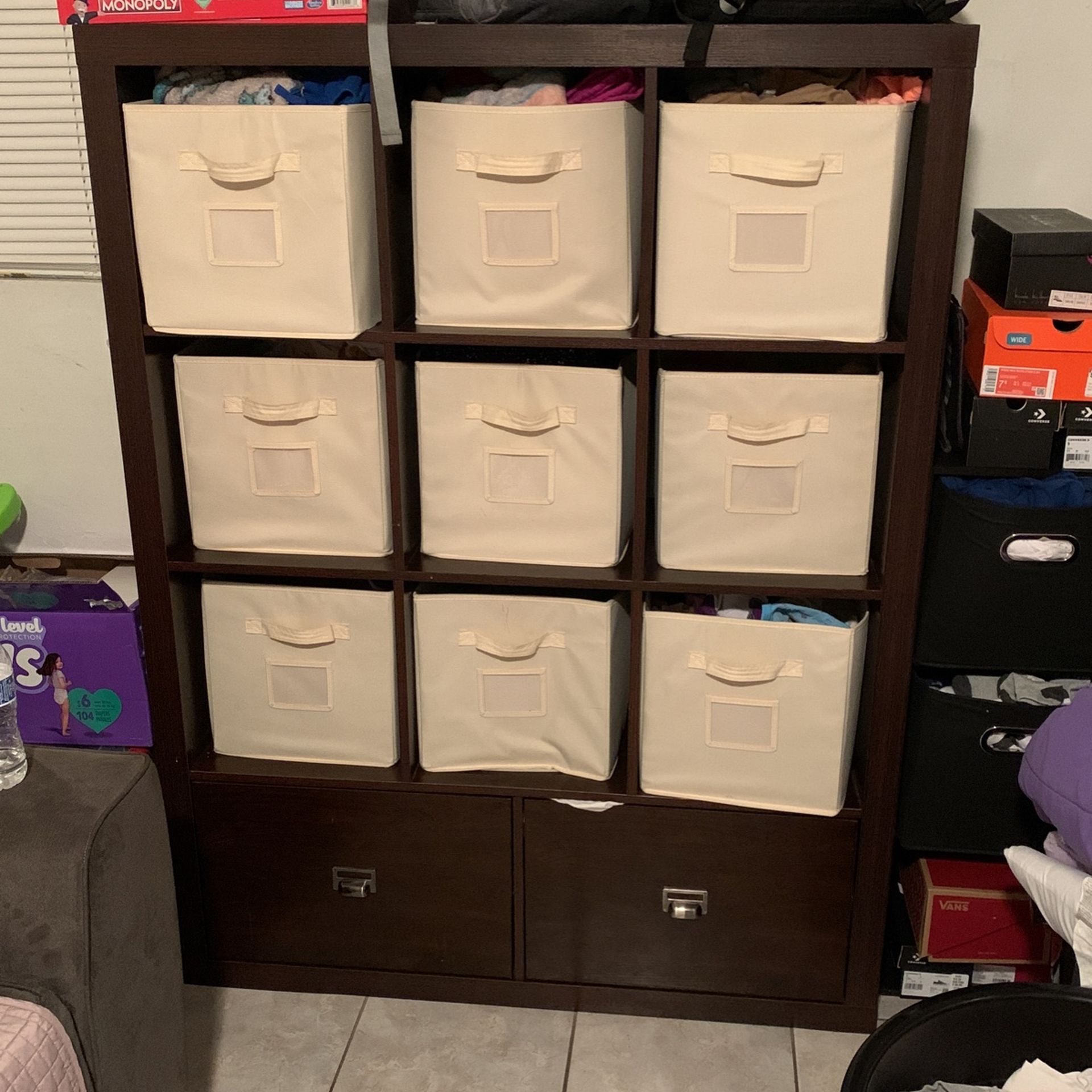 Costco Bayside Furnishing 9 Cube Room Divider/organizer