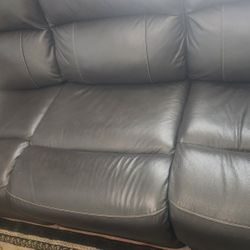 Black Leather Couch