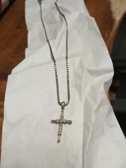 Cross Pendant And Chain
