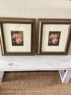 Rose Artwork shabby Chic style