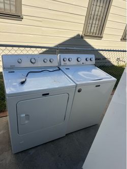 maytag wash and dryer set