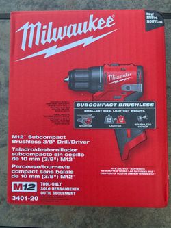 Milwaukee M12 Subcompact Brushless 3/8" Drill/Driver