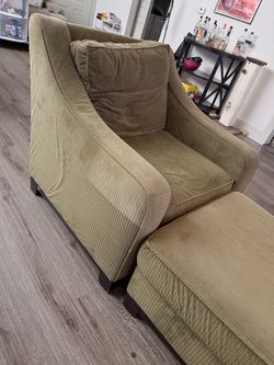 Chair and ottoman