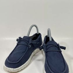 Size 6 - Women’s Hey Dude Wendy Navy Slip-On Shoes 1(contact info removed)0 Men’s 4.5