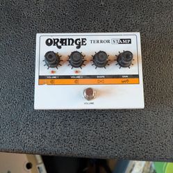 Orange Terror Stamp Amp Head Pedal