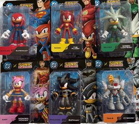 All 6 Sonic The HedgeHog DC Characters